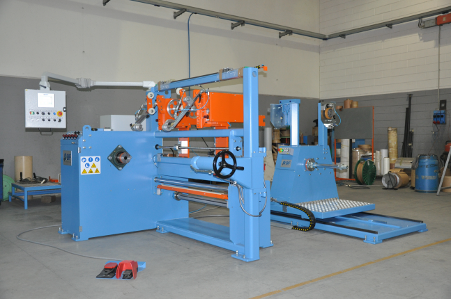 Bffp 1000 round + flat wire winding machine