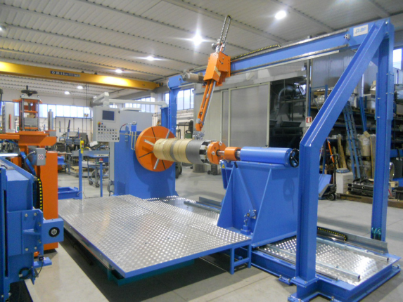 Bfop2500 - horizontal wire winding machines for power transformers application